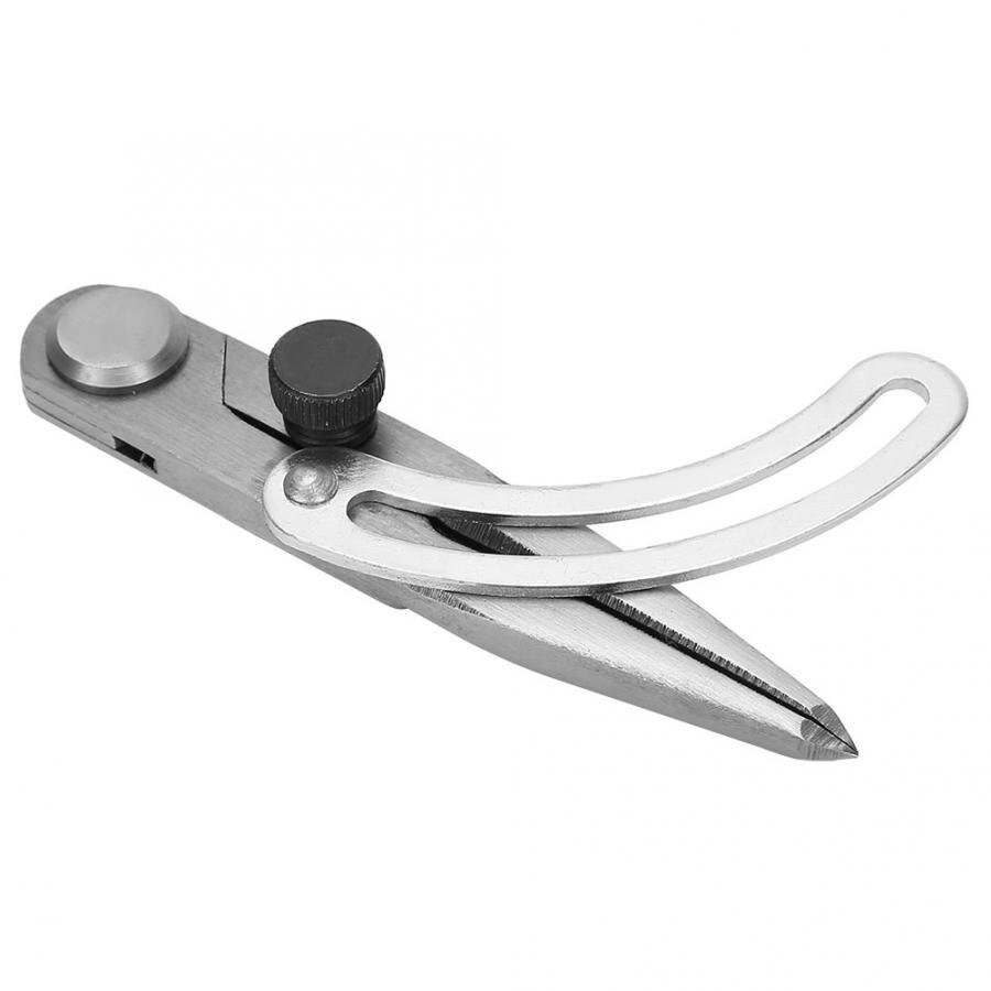 Leather Scriber Spacing Compass Marking Tool Leather Craft Line Drawing Rotating Tool