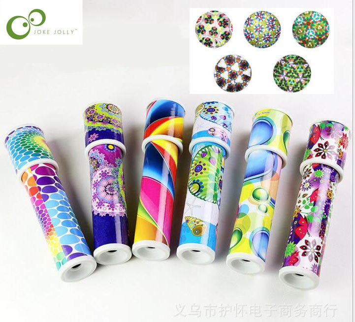 1 PC Kaleidoscopes Kinder Pädagogisches Wissenschaft Spielzeug Große Verdrehen Rotierenden Kaleidoscopes für kinder LYQ