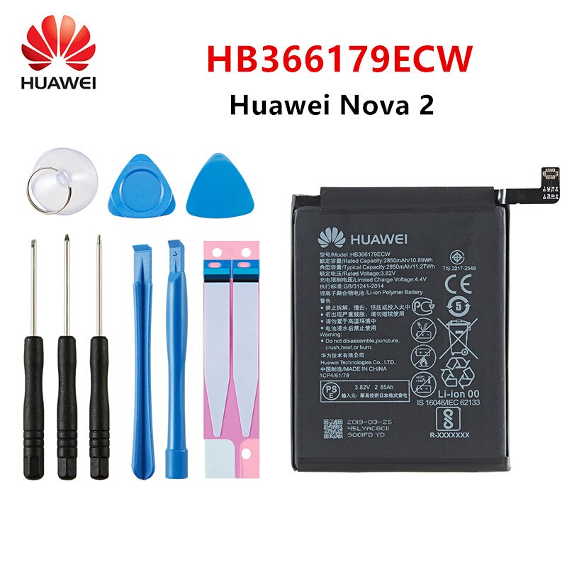 Original Huawei batería para HUAWEI Mate 9/Mate9 Pro/10/10 Pro /P20/P20 Pro/honor 8 9 10 Nova/Nova 2/Nova 2 Plus/Nova 3