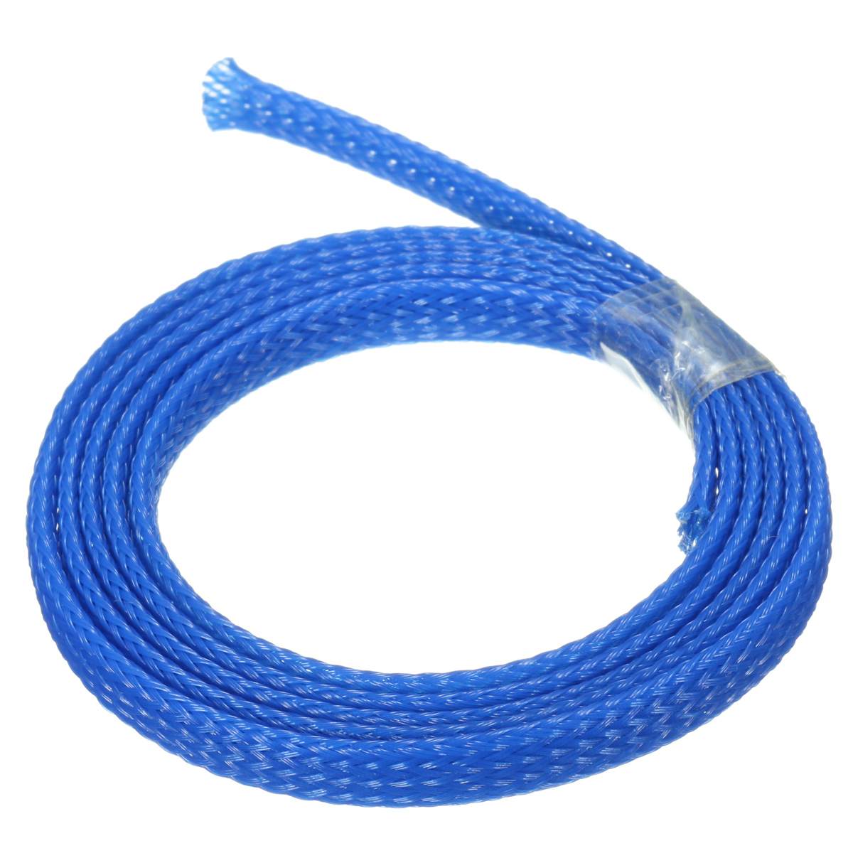 1m 6mm Cable Sleeve Insulated Braided Sleeving Data line protection Wire Cable Flame-retardant nylon tube: Blue / 2x