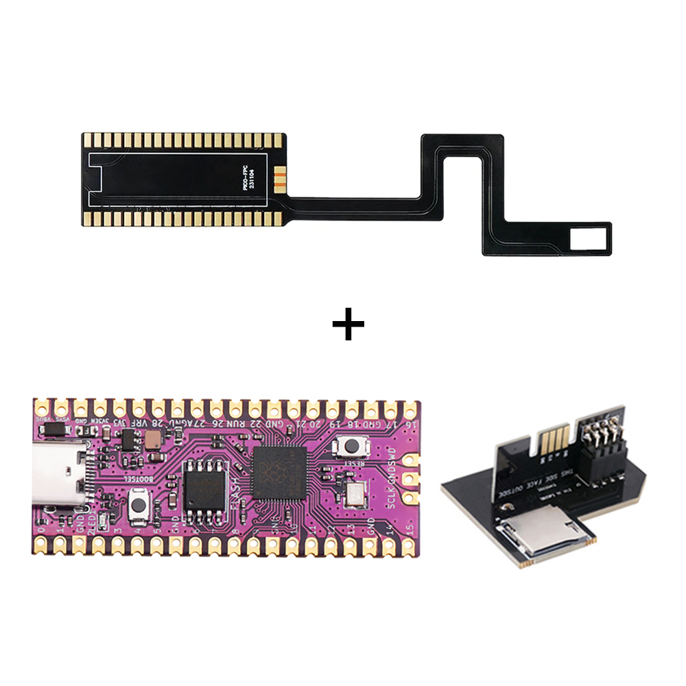 Raspberry Pi Pico Picoboot FPC Flex For Nintendo Gamecube NGC Dol-001 Retro Game Consoles Game Assesories: Brown