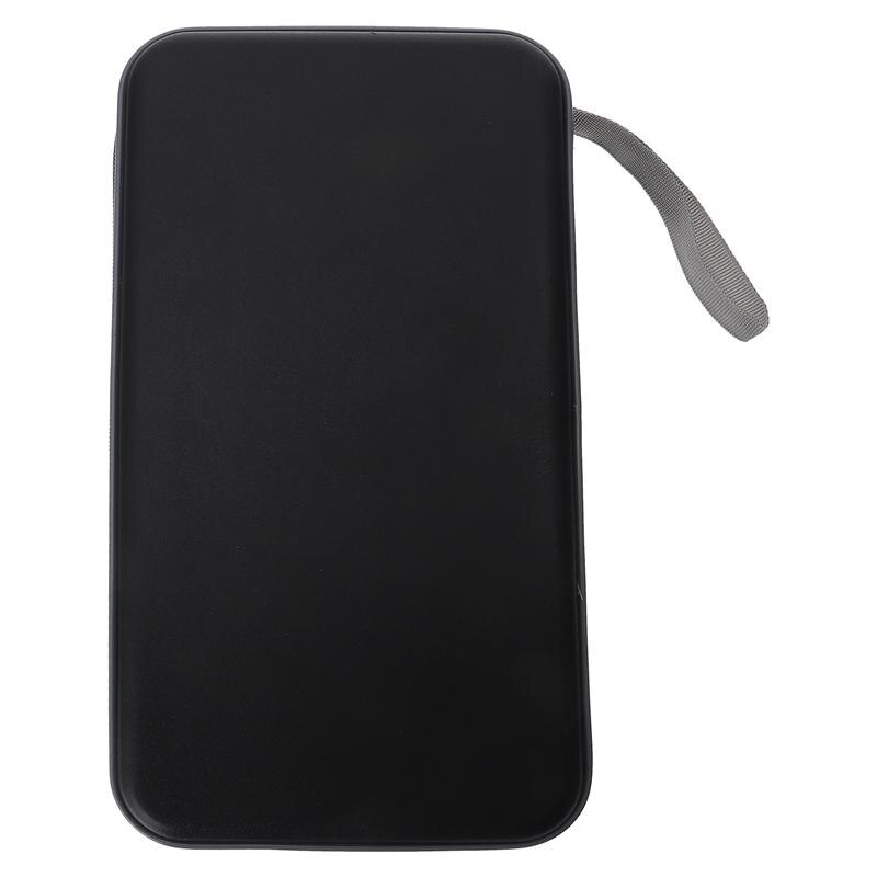Disc Case Large Capacity Practical Useful Disc Storage Case Organizer Zipper Case for Home Automotive: Black