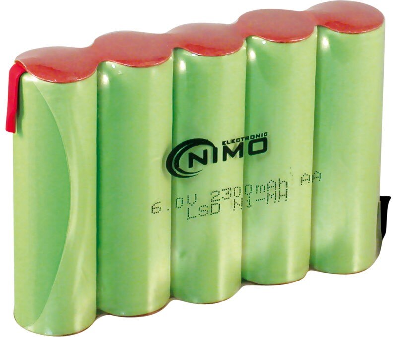 Pak Batterijen 6 V/2300mA Nimh AAx5