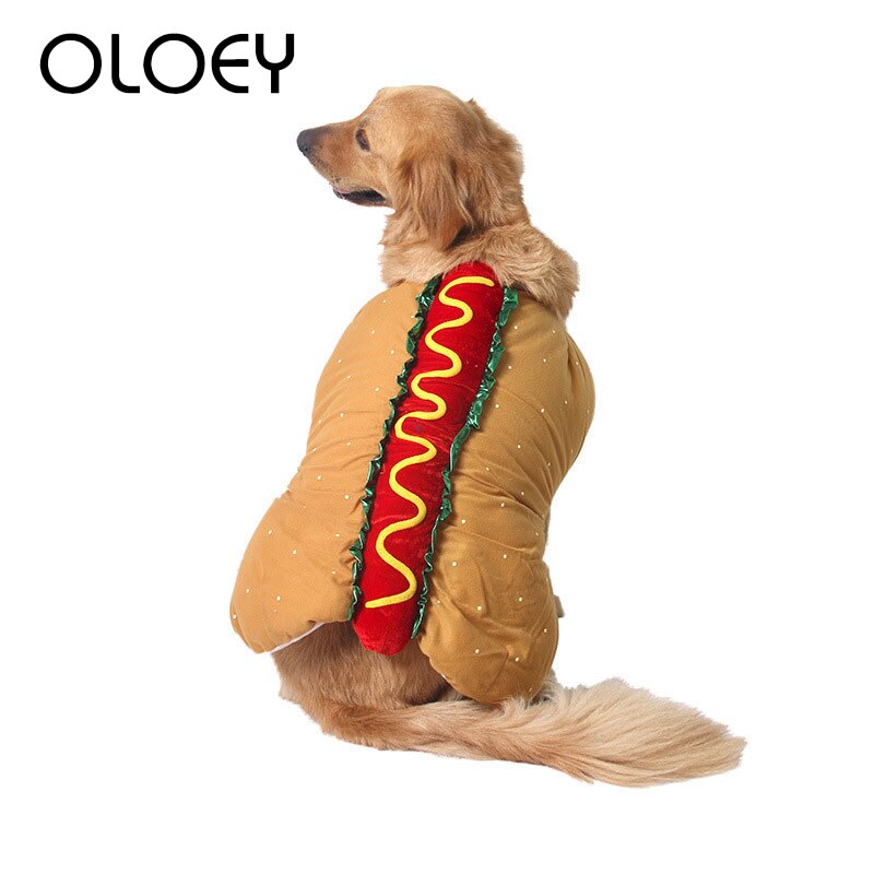 Animal de compagnie Dog Burger déguisement mignon drôle Cosplay chien vêtements chat vêtements pour petits chiens moyens chats Perros Gatos