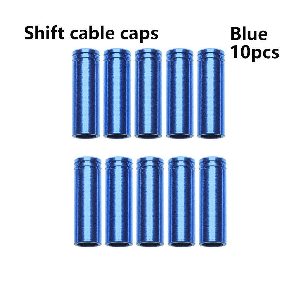 5/10 pièces 4 couleurs Aluminium frein/dérailleur changement de câble couverture vélo embout capuchon extérieur vtt vélo de route pièces de cyclisme accessoire: 11