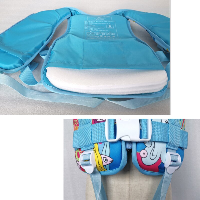 Bambini Giubbotto Salvataggio Galleggiante Delle Ragazze del Ragazzo Costume Da Bagno Crema Solare Alimentazione Flottante Nuoto Giacca Per Il Drifting Barca In Neoprene