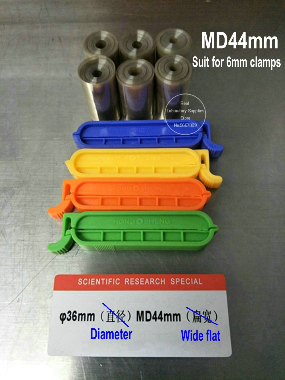 Bolsa de diálisis de celulosa regenerada MW3500, laboratorio de 1 metro/5 metros con MD25/34/44/55/77mm