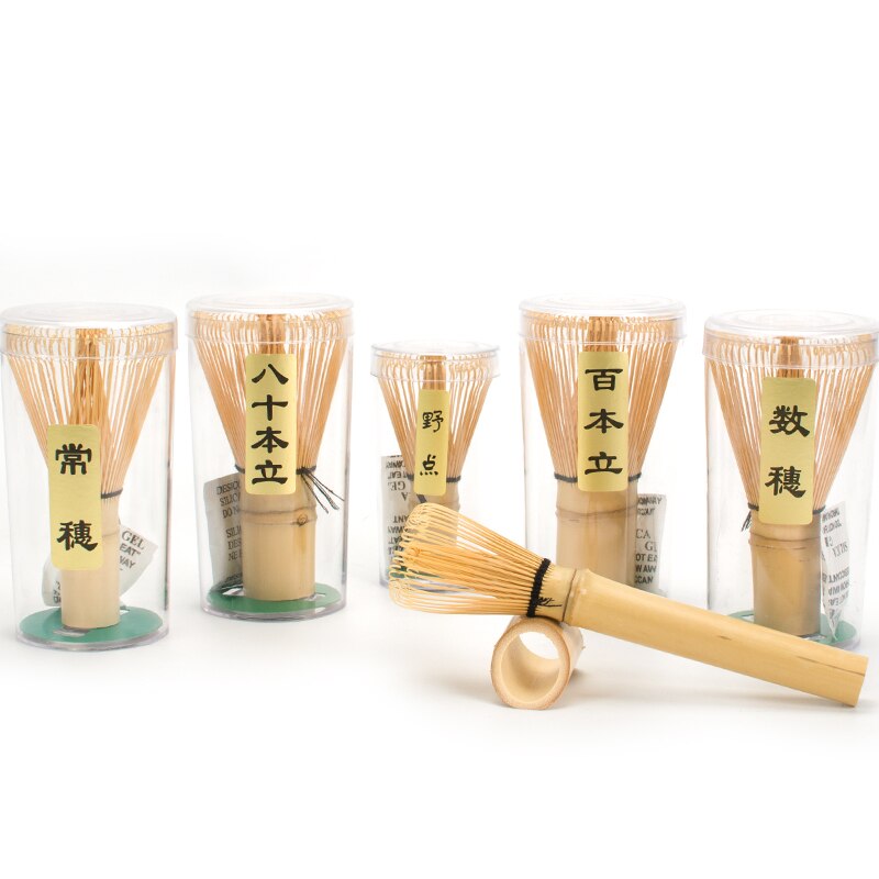 Japansk matcha bambusbørste te sæt japansk te sæt te tilbehør kung fu tekop værktøjer