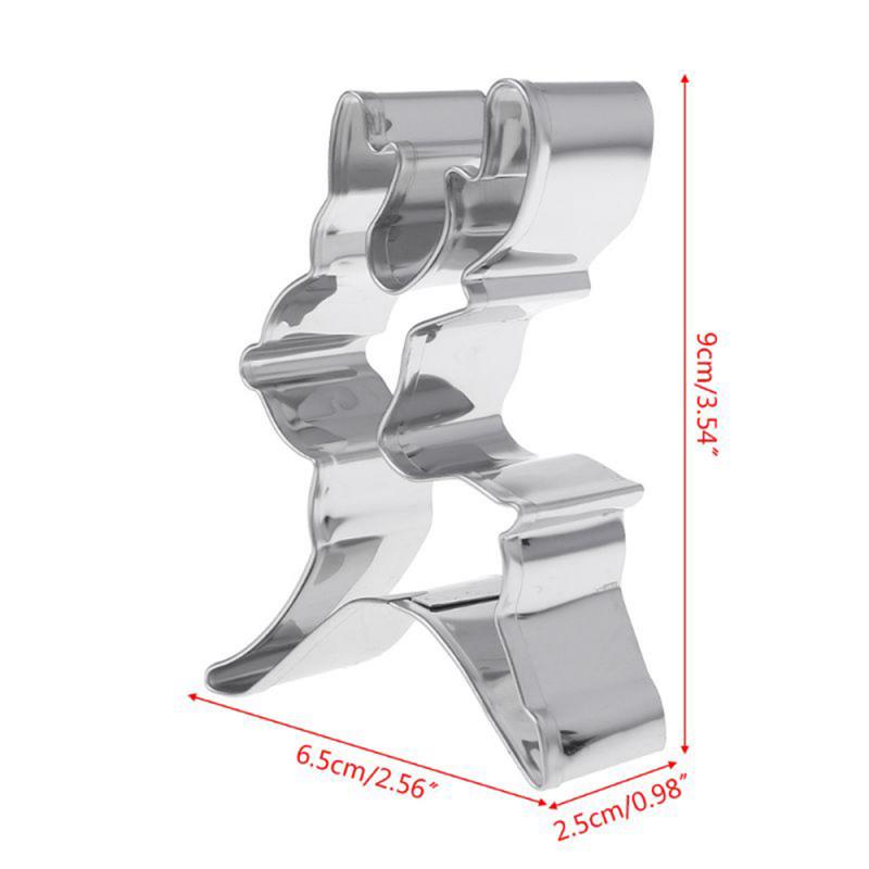 Stainless Steel Cookie Cutter Cake Biscuit Baking Mold Bakeware Cute Cartoon Deer Shape Cake Moulds Baking Pan Tools: 01