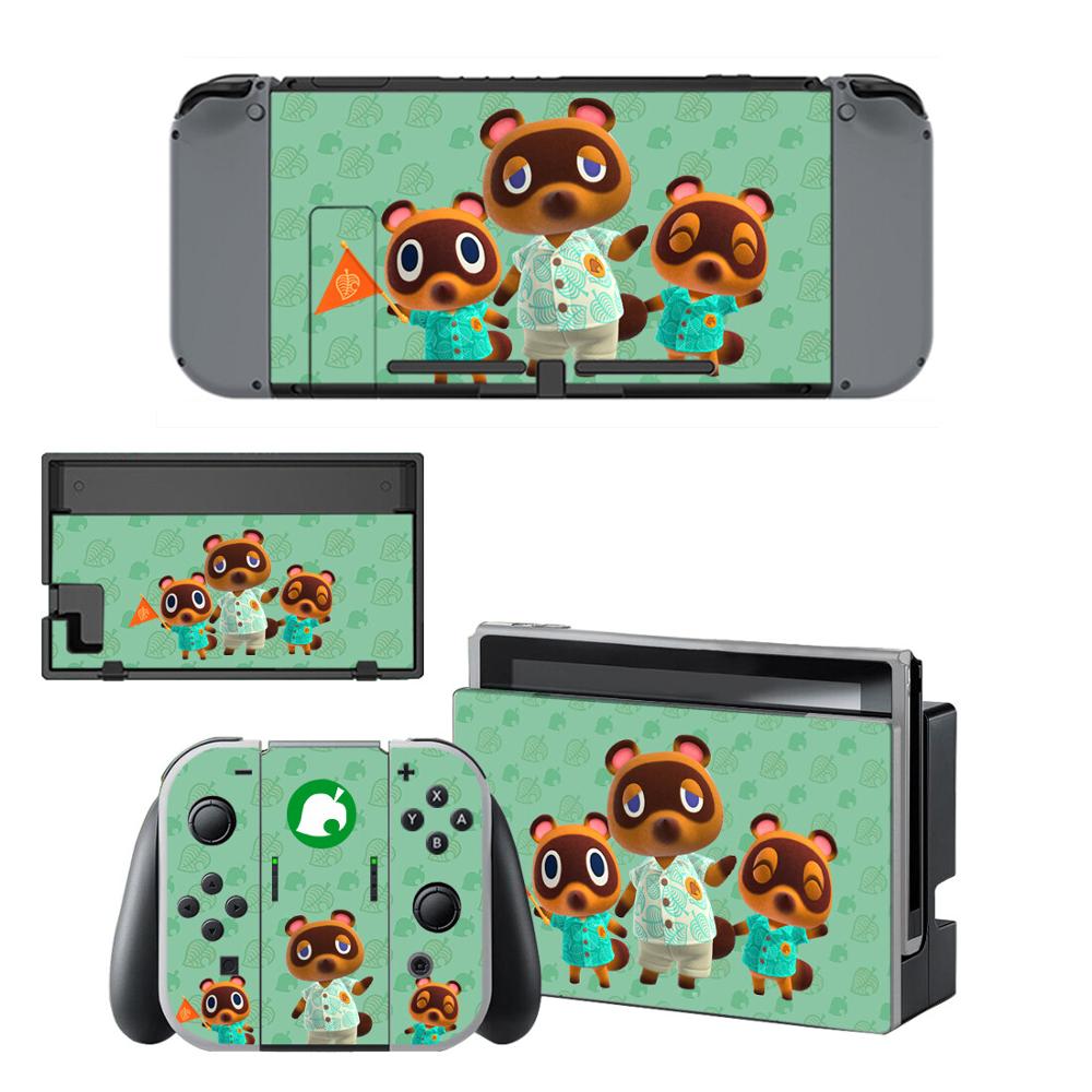 Animal Crossing Skin Sticker For Nintend Switch NS Console&Controller Game Sticker Vinyl Decal Protector Nintendoswitch