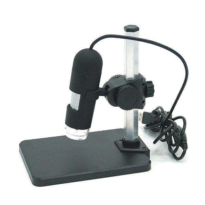 Loupe électronique caméra Webcam Endoscope, luminosité numérique réglable 500X 8 LED USB Microscope fonction de mesure