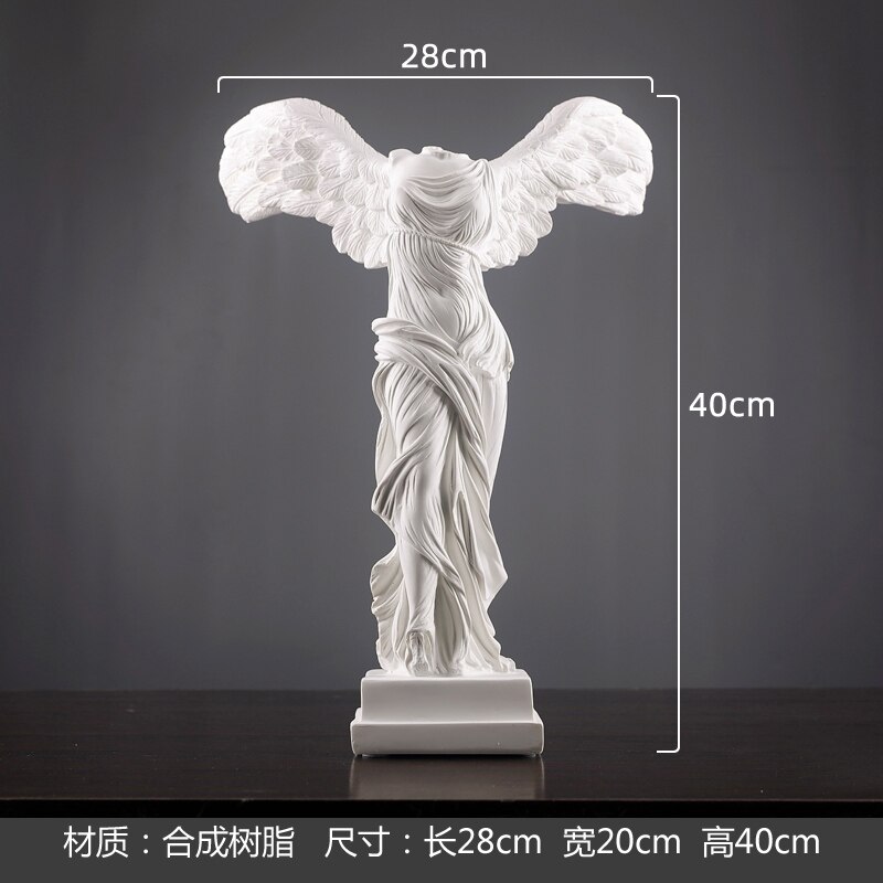 Statue de tête de personnage en plâtre, décoration douce pour maison, modèle de chambre, ornement de bureau à la