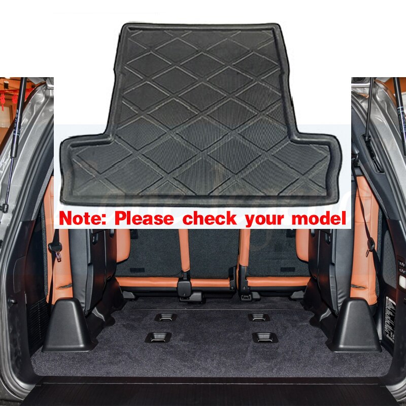 Auto Lade Boot Liner Cargo Kofferbak Cover Mat Boot Liner Vloer Tapijt Modder Antislip Voor Lexus Lx LX570 2007 7 Zetels