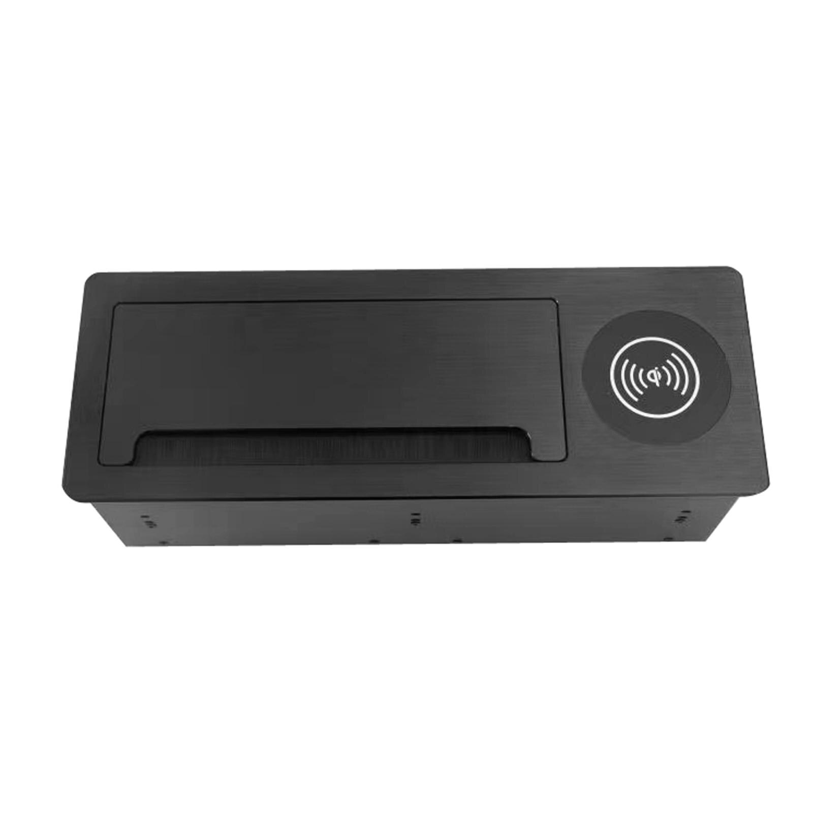 Recessed Desktop Socket Plate AC Power Socket HDMI USB EU FR US UK Outlet