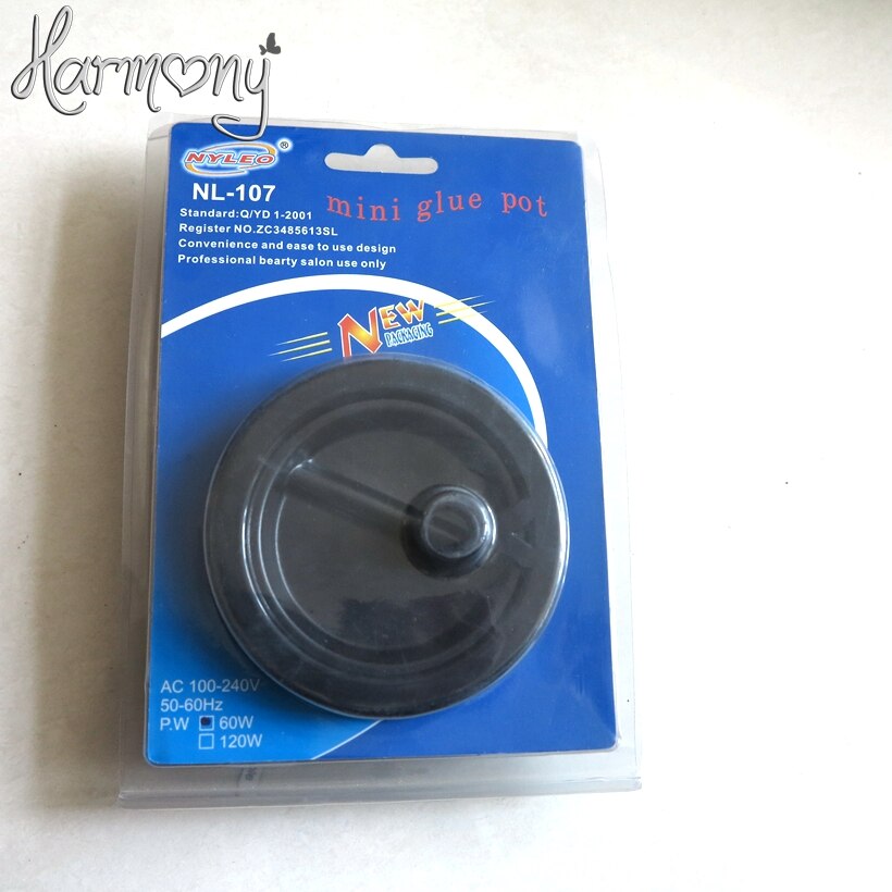 1 piece 60W Mini Glue Pot Keratin Fusion Melt Pot Constant Temperature for Hair Extension Salon Extension Tool