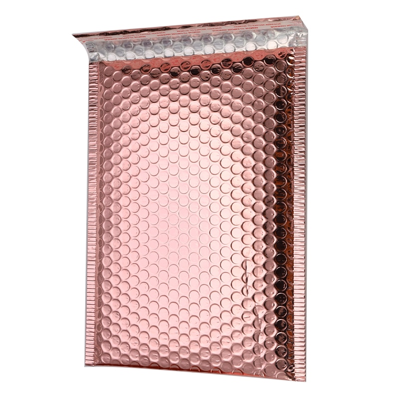 10/30/50Pcs Rose Gold Foam Envelope Self Seal Mailers Padded Envelopes With Bubble Mailing Bag Packages