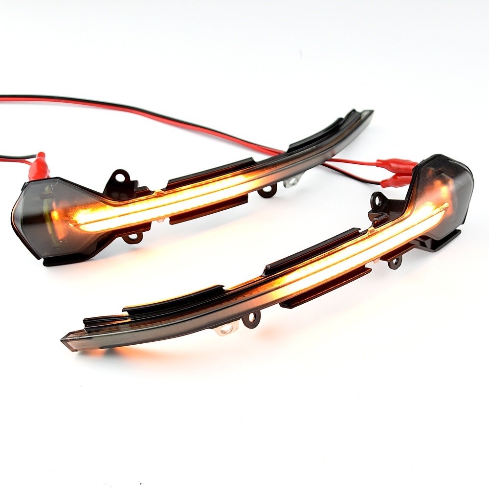 Til seat leon iii  mk3 5f 13-18 ibiza kj  mk5 v arona 17-18 led dynamisk blinklys blinker sekventielt sidespejl indikatorlys