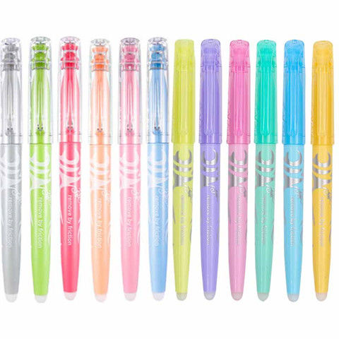 Rotulador resaltador borrable de Frixion SW-FL piloto japonés de colores, marcadores fluorescentes, resaltador Pastel Kawaii, papelería escolar bonita: Azul
