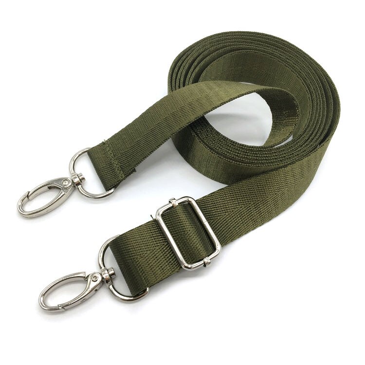 Verstelbare Nylon Schoudertas Riem Vervanging Laptop Crossbody Camera Strap Tas Accessoires: green