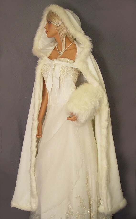 Bont Trim Satin Mantel Bridal Jas Sjaal Wrap Renaissance Wedding Volledige Lengte Middeleeuwse Cape Cover Up