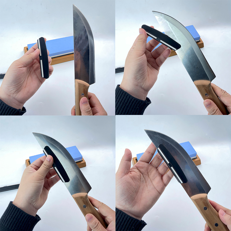 Afilador de cuchillos fijo de 3-20 piezas, guía de ángulo de 15 grados, piedra de afilar, accesorios de herramientas auxiliares de cocina