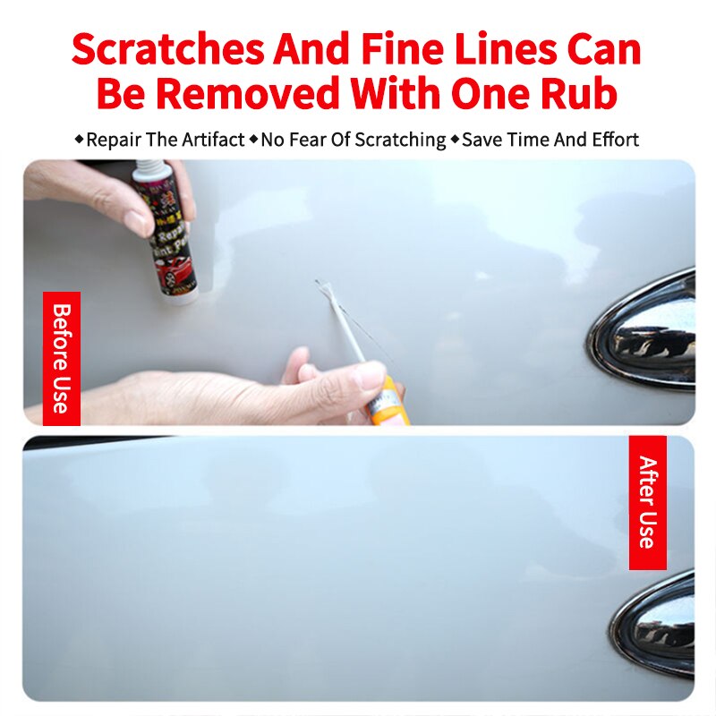 Środek do naprawy zarysowań na samochodzie profesjonalny automatyczny długopis do samochodu Scratch Clear Remover do pielęgnacji lakieru wodoodporny Auto marker z farbą