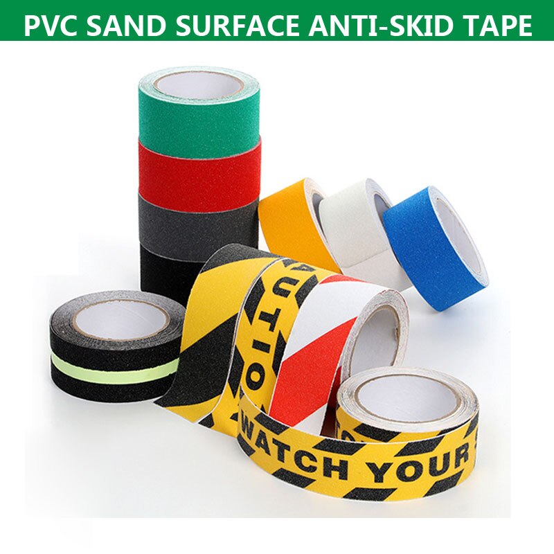 Child Parents Safe Anti -Slip Stairs Tapes Rubber Bathroom Anti -Slip Stickers Warning Stripes Emergency Lines Muursticker