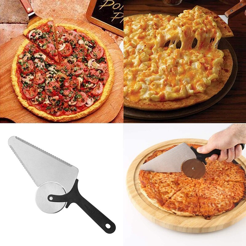 -12 Inch Pizza Schil Rvs & Pizza Cutter Schop Kit,... – Grandado