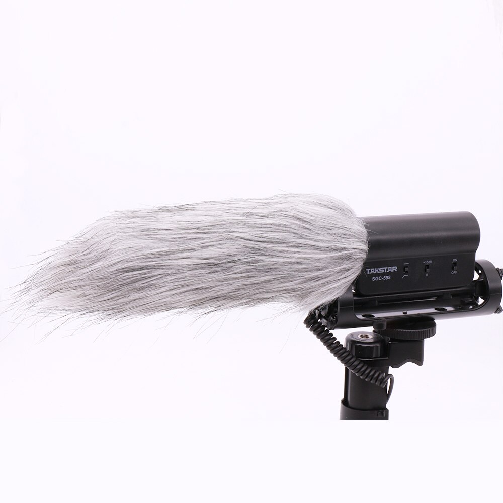 Ulanzi Microphone Deadcat Windshield Windscreen Fur Wind Shield for Takstar SGC-598 Microphone
