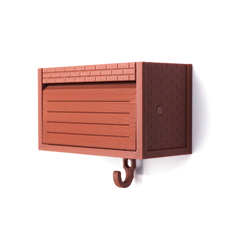 Fun Toy Key Storage Box Room Wall Decoration Garage Key Storage Rack With Door Opening Garage Key Hook Keychain: PURPLE