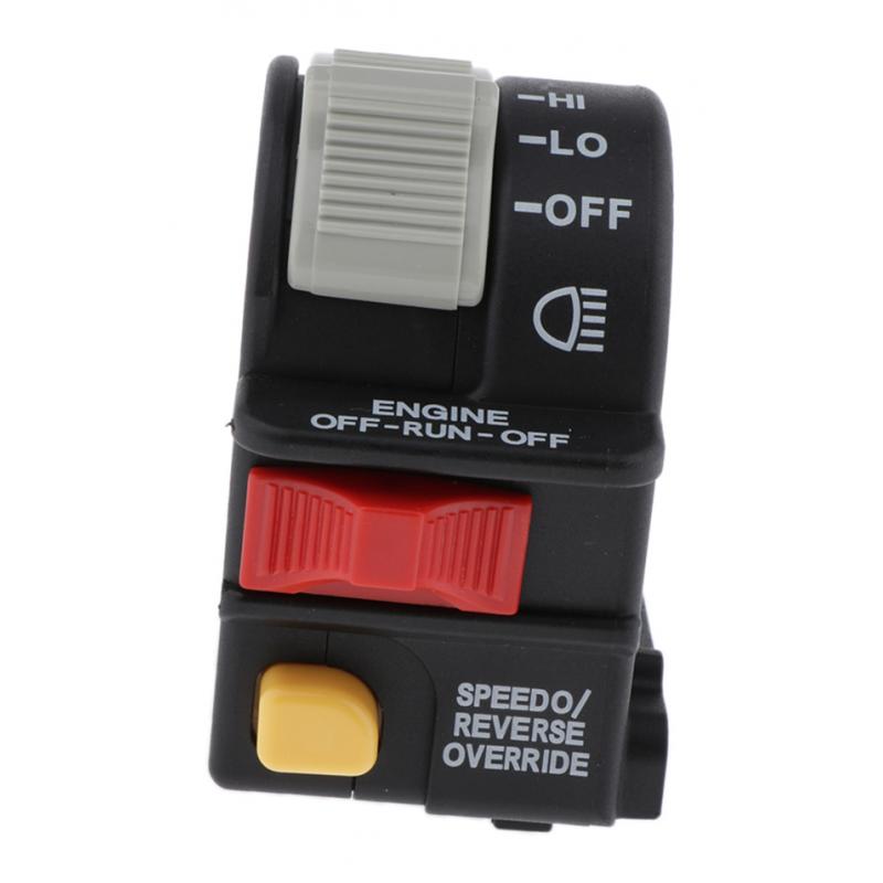 thumbnail interactive-video image 1 of Handlebar Light Switch For Polaris Sportsman ATV (2001-2005) - Hi/Lo Beam, Kill & Stop Switch, Replaces OEM 4010591, 4010560 1 of 10