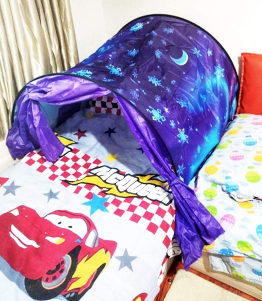 Kids Dream Bed Tent - Winter Wonderland Play Tenten Jongens Meisjes Pop Up Tenten Kinderen Spel Tent Magical Speelhuisje Kerst birthd