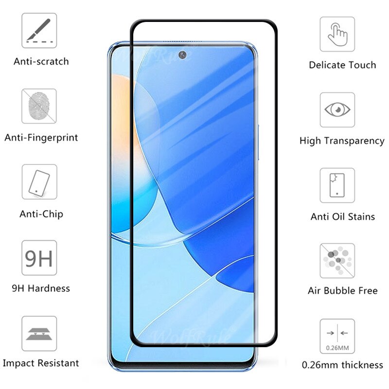 4-- in- -1- schutzglas für huawei nova 9 se 9 se gehärtetes vollschutzglas für huawei nova  p40 lite und nova 9 se, linsenglas