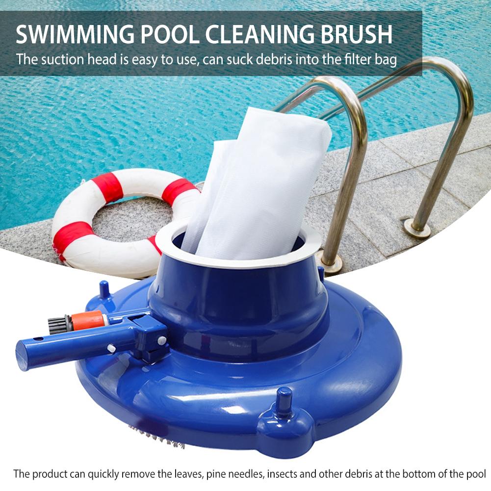 Herramienta de limpieza de piscinas, Mini limpiador al vacío para piscina, objetos flotantes, Herramientas de limpieza, cabezal de succión para piscina, Kit de red de limpieza para jardín S