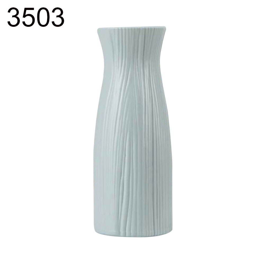 Origami plastic vaas scandinavische bloempotten decoratieve vazen onbreekbare bloempot bloemen vazen decoratie huisdecoratie: Groen 3503