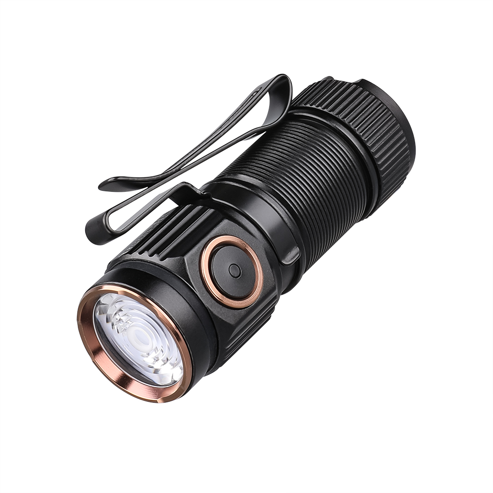 Trustfire MT10 linterna LED 1000 lúmenes tipo USB C recargable Mini 16340 batería antorcha IPX8 lámpara óptica MVB con cola magnética