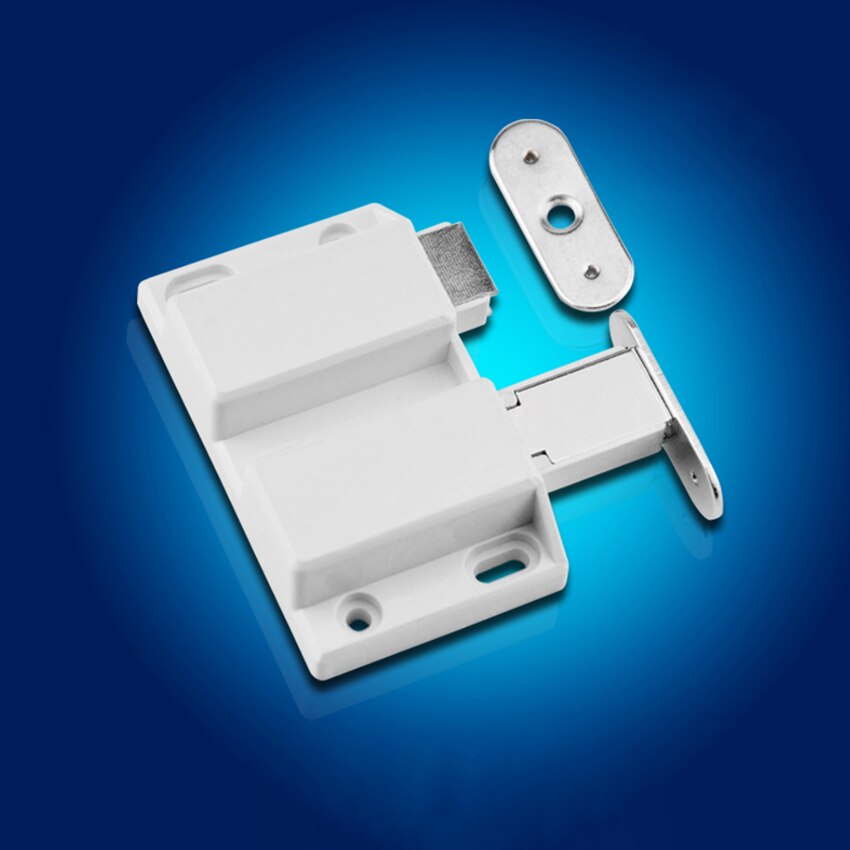 Hiljainen pariovinen kaappi oven salpa pysäytin työntötyyppinen rebounder neliömäinen työntö avataksesi kosketus kaappihuonekaluille