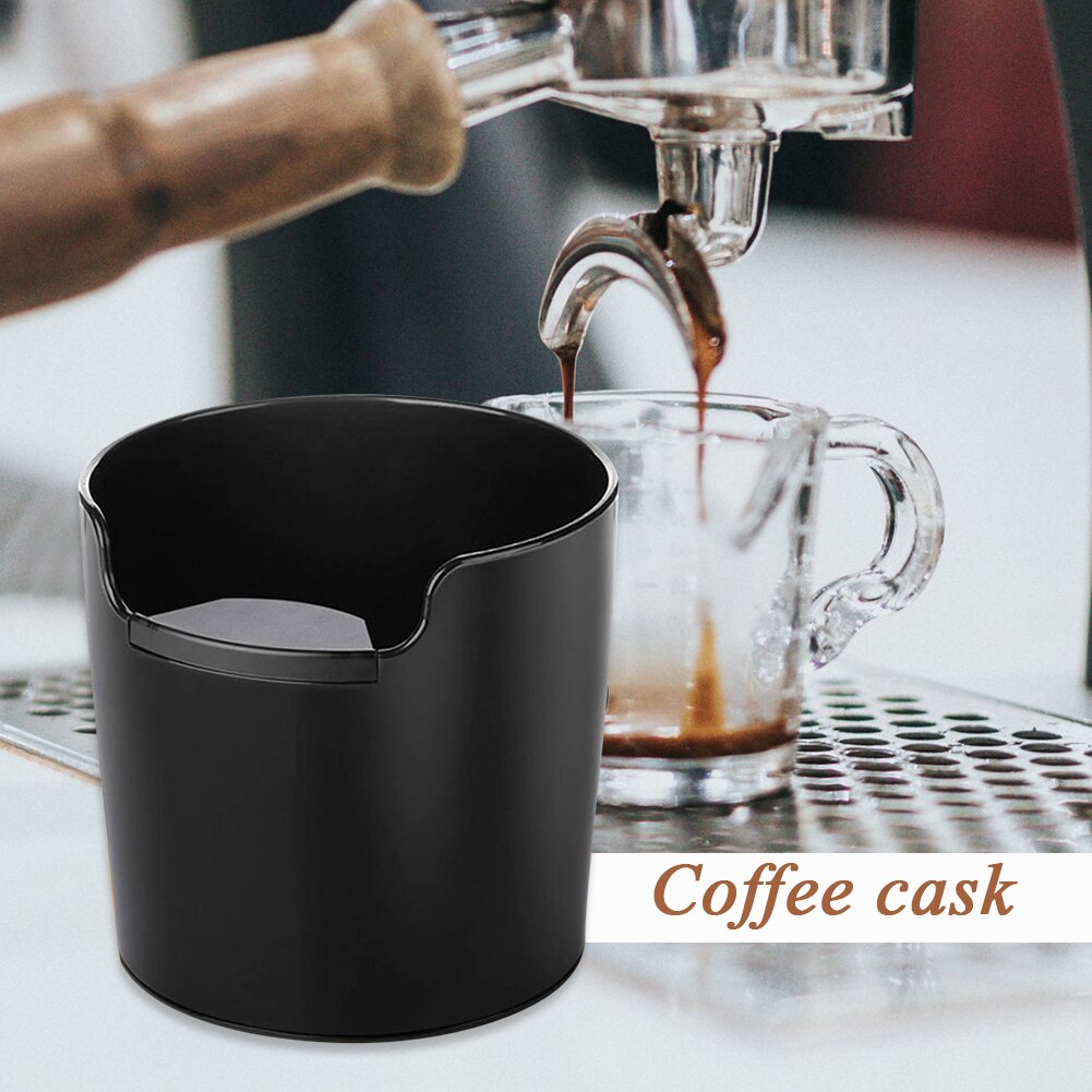 Dump Bin Shock Absorbent Coffee Grind Knock Box Recycling ABS Waste Storage Easy Clean Bar Accessory Machine Barista
