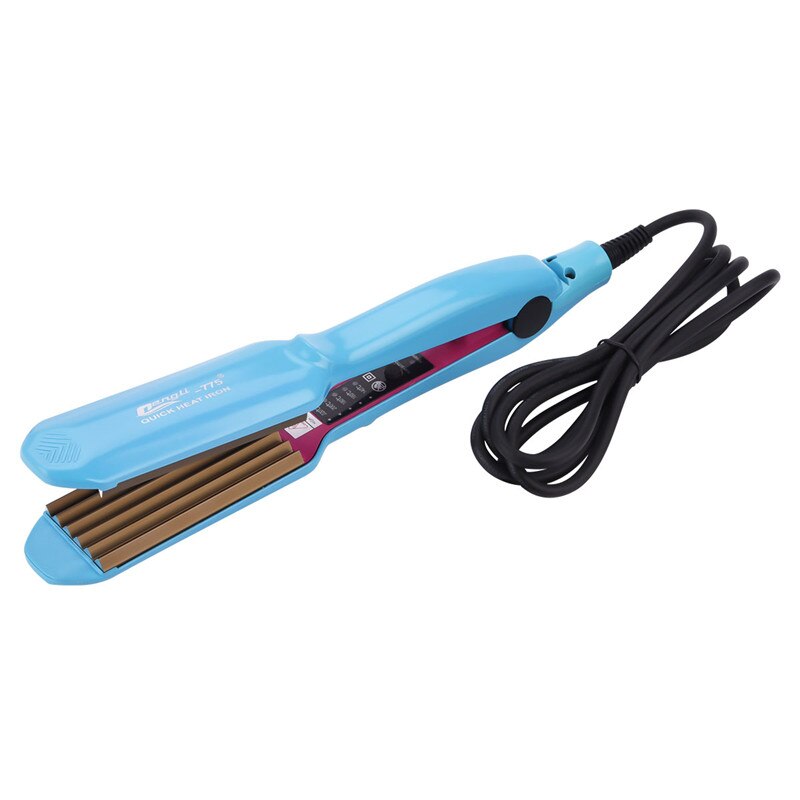 Mini Hair Iron Corrugated Corn Plate Curling Iron Wand Curls Curlers Temperature Control Electric Corrugation Wave Hair Styler