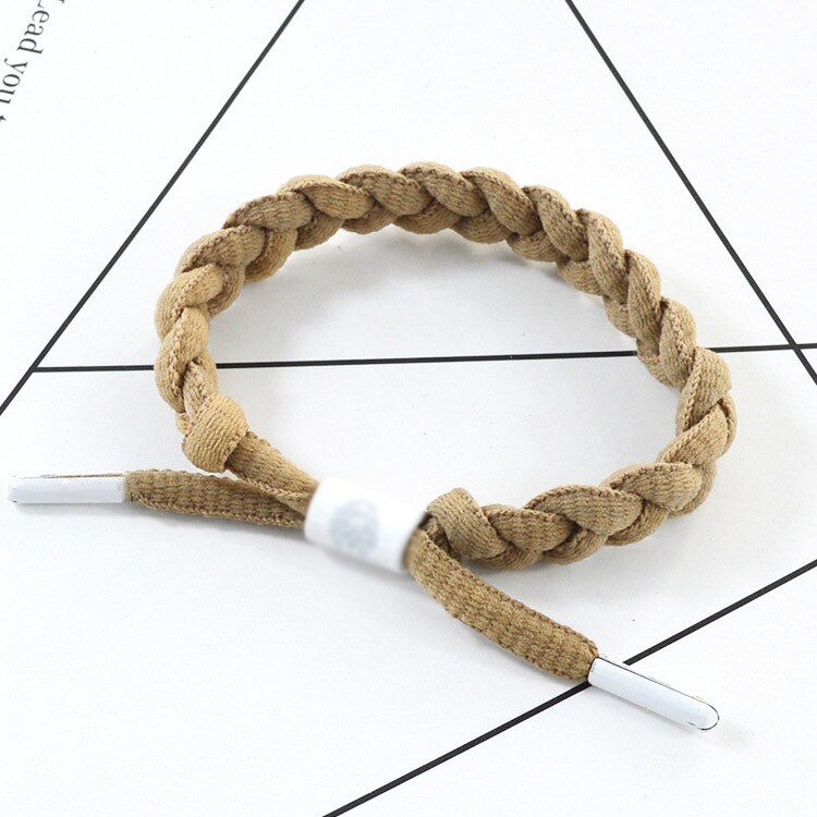 Simple Exquisite Hand Knitted Shoelace Bracelet All-matching Geometry Various Colours Little Lion Bracelet: 09