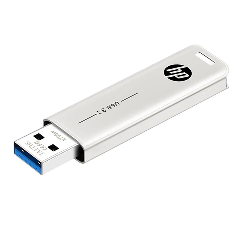 USB-флеш-накопитель HP 3,2, 32 ГБ, 64 ГБ, высокоскоростные палочки, внешний накопитель, металлическая ручка, творческая личность, автомобильная музыка