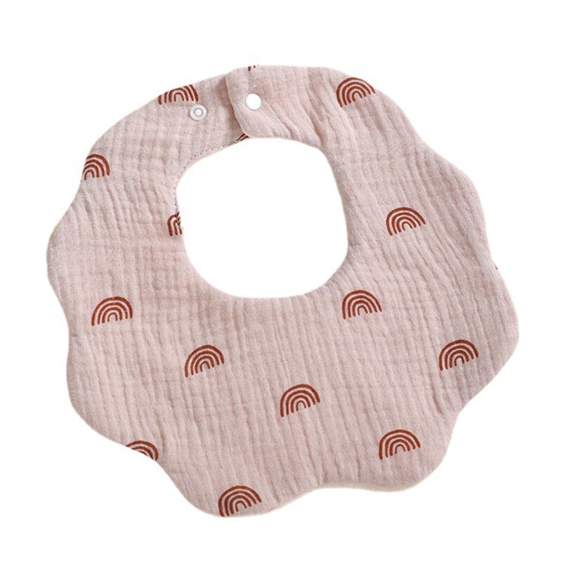 Rotatie Burp Doek Baby Bloem Bib Bandana Sjaal Absorberende Speeksel Handdoek Schort D5QA: 4