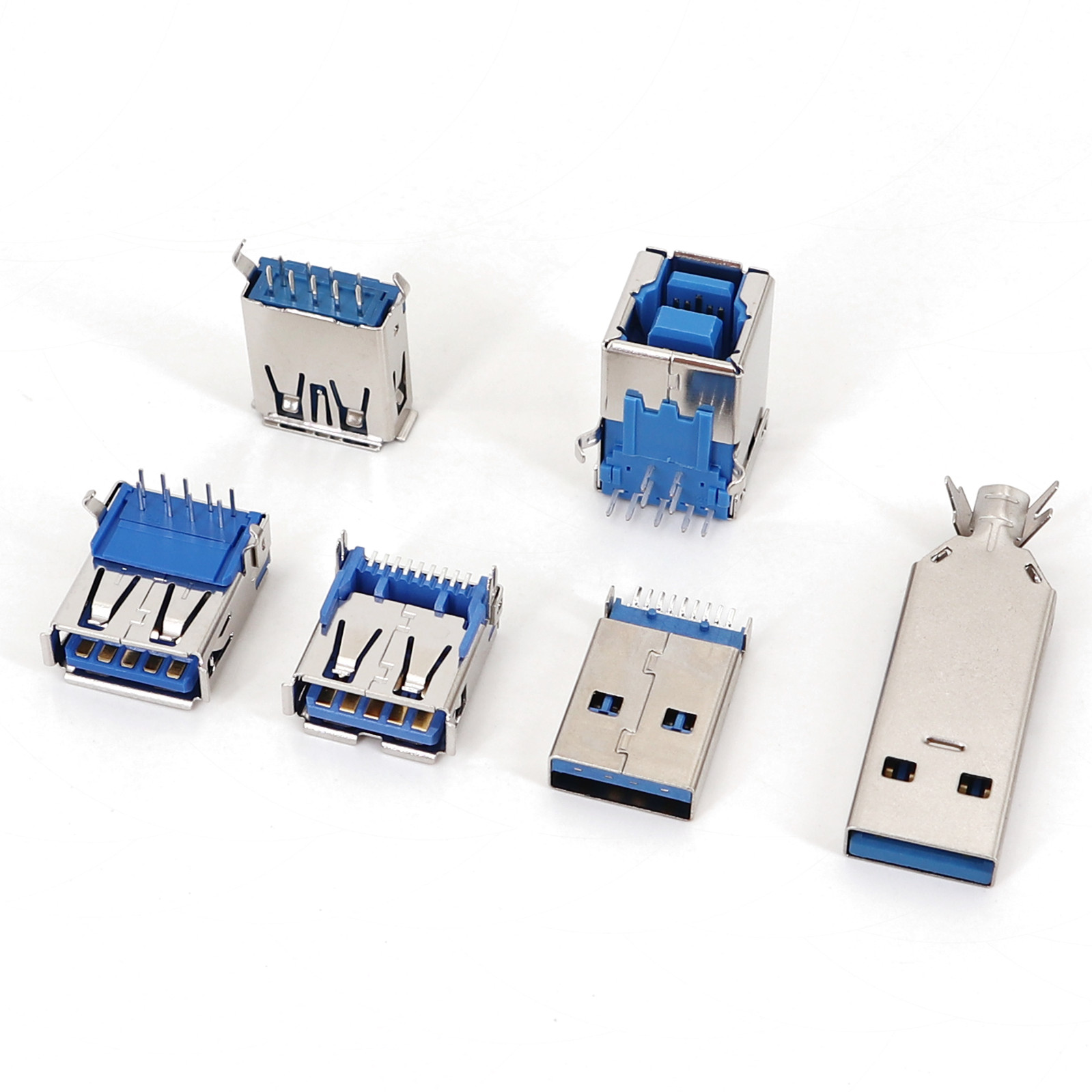 10 Stücke USB 3.0 Männlich Weiblich 9Pin Stecker Buchse PCB Mount Solder Stecker