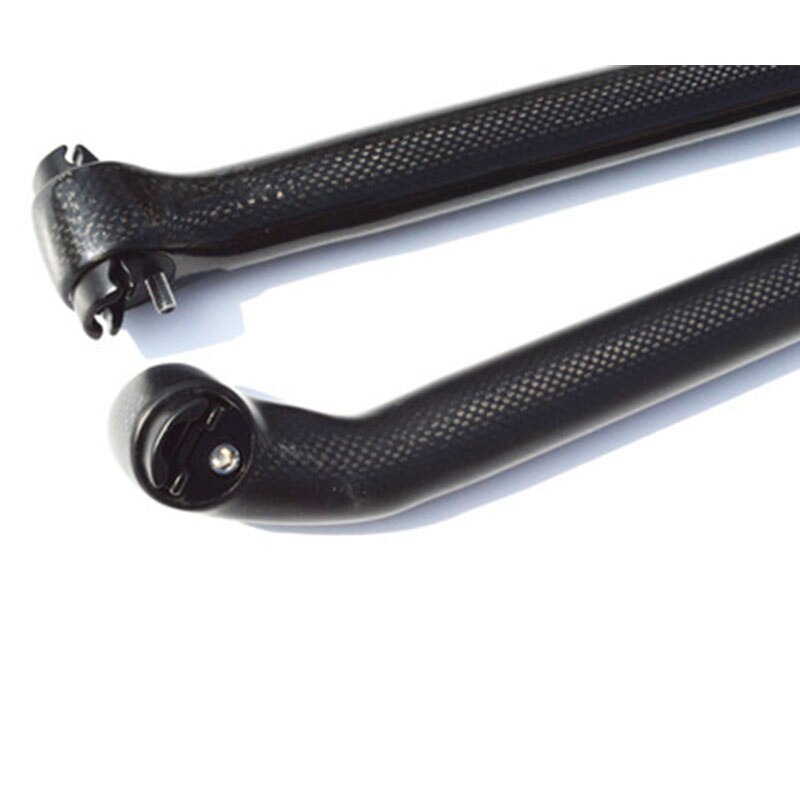 31.8 X 580mm Carbon Fiber Offset Setback Bicycle Seat Post For Brompton Folding Bike 260g Seatpost Load 115kg