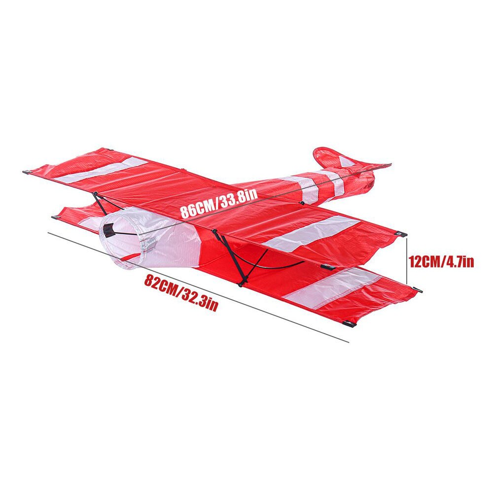 3D Single-Line Kite - Red & White - Long Shape - Paper Material - Outdoor Sports Entertainment