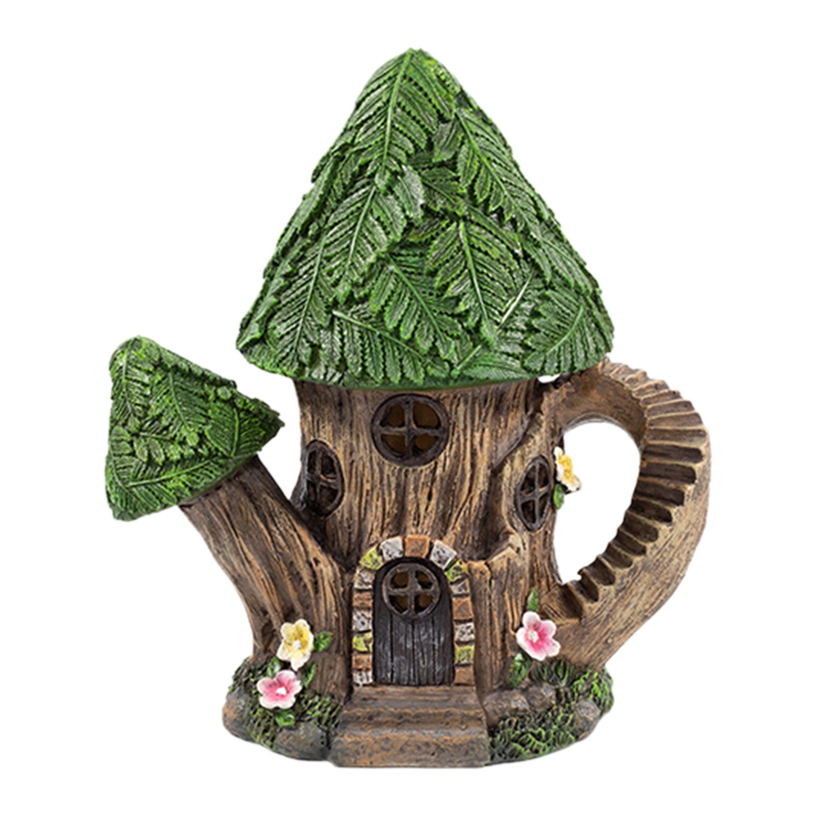 Nette Kobold Haus Dekor LED Solar- Licht Ich bin Freien Balkon Garten Deko Fee Haus Harz Handwerk Ornamente Kinderzimmer Deko: C