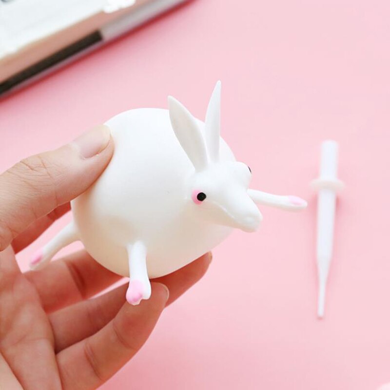 Nuovo Animale della Sfera Dell'onda Squishy TPR Lento Aumento Morbido Cinghie Simulazione Stress Relief Spremere Giocattolo Del Capretto Giocattolo Del Bambino divertente Regalo 6*5 CENTIMETRI: Rabbit