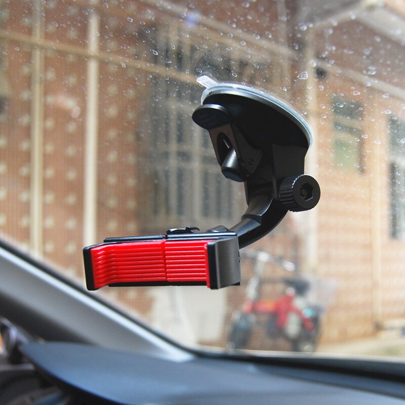 Opvouwbare Auto Telefoon Houder Voorruit Window Display Auto Telefoon Houder Uitschuifbare GPS Stand Mount Ondersteuning 360 Draaibaar