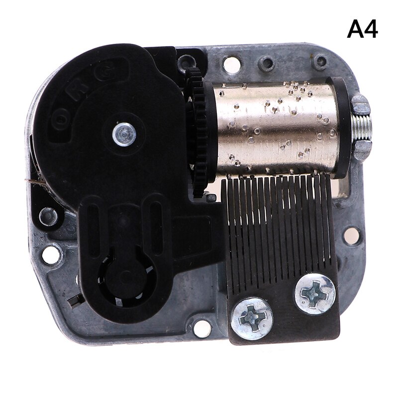 Caja de música para Windup, 1 unidad, Sankyo, tornillos de movimiento Musical, llave, decoración del hogar, Plata aprox. 50g, decoración artesanal