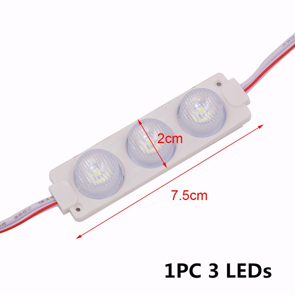 Super Bright SMD 3W SMD 3030 LED Module Advertisement LED Module Lighting 3 LED DC12V 1PC 20PCS